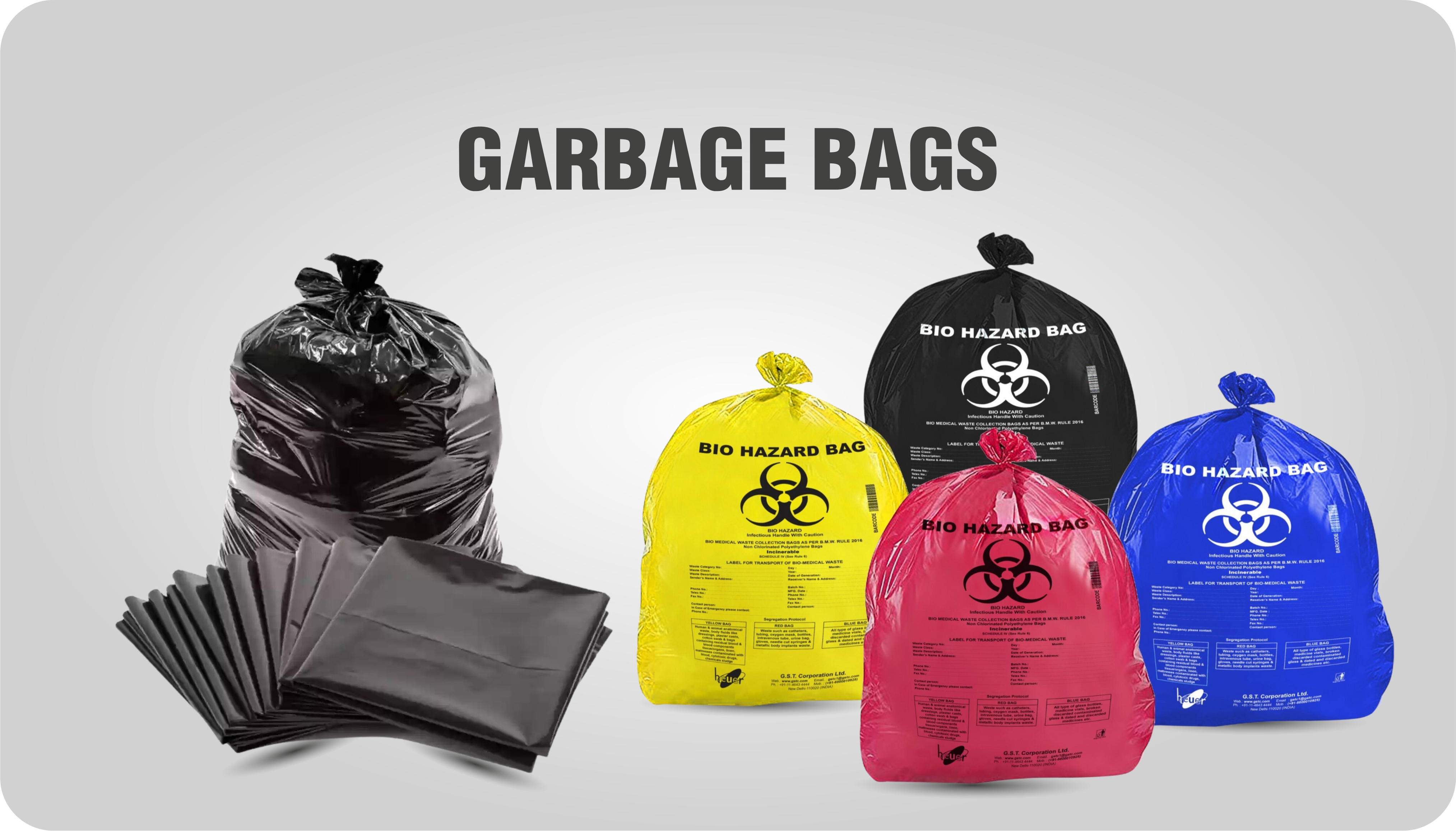 GARBAGE BAGS